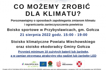 Co możemy zrobić dla klimatu, dowiemy się na niedzielnym Gołeckim Żniwograniu